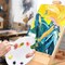 Art Kit – 45-Piece Wooden Paint Set with Box Easel, 18 Acrylic Paint Colors, Colored Pencils & Drawing Supplies for Teens, Adults & Artists